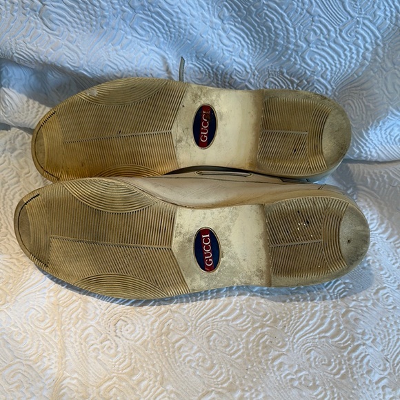 Gucci Cream Boat Shoes - Picture 3 of 7